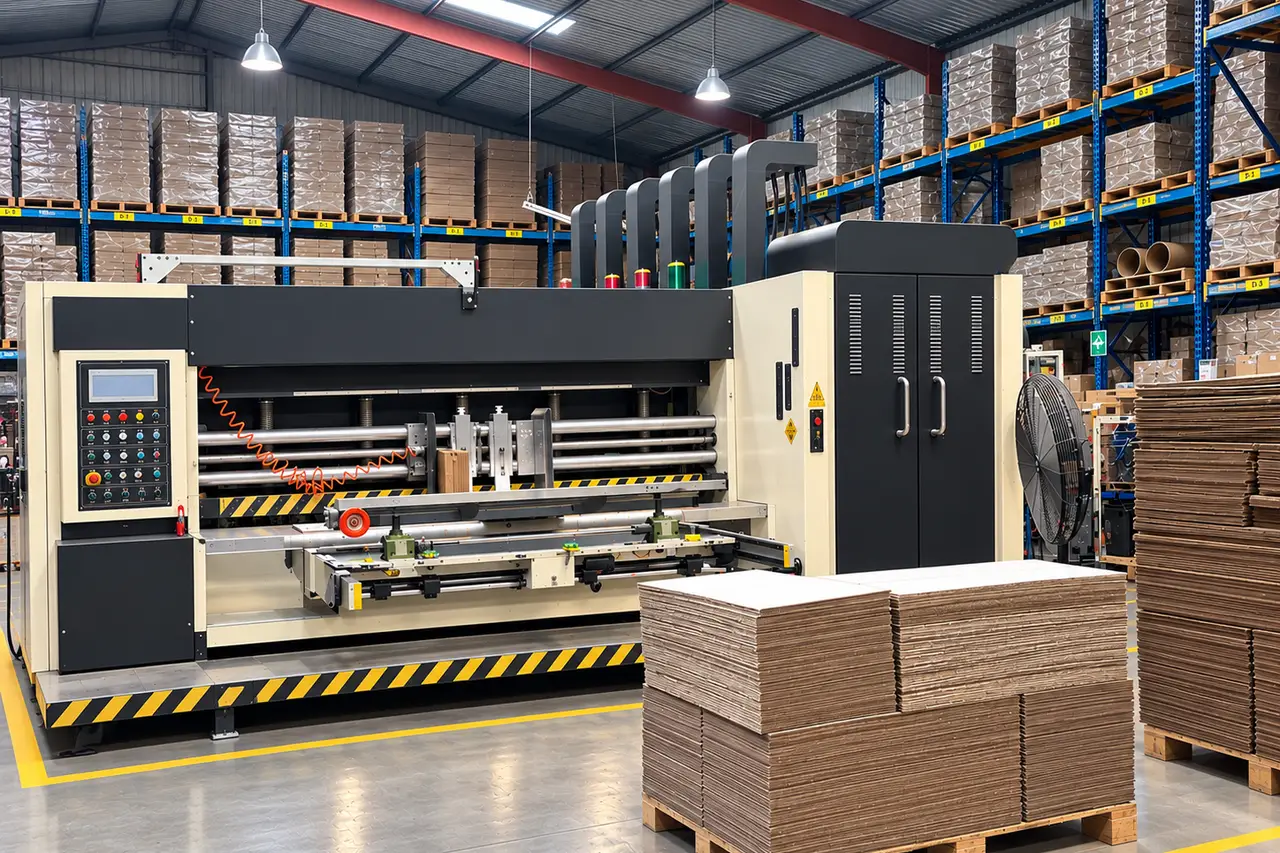Planta de producción de cajas de cartón corrugado en Monterrey
